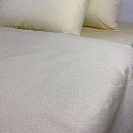 Σεντόνια Iris (Σετ 4τμχ) Yellow Astron Υπέρδιπλο 245x260cm 100% Βαμβάκι