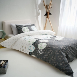 Σεντόνια Παιδικά PAOK (Σετ 3τμχ) White-Black Vesta Home Μονό 170x260cm 100% Βαμβάκι