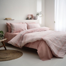 Κουβερλί Valeria-2 Pink Vesta Home Μονό 160x260cm Βαμβάκι-Πολυέστερ