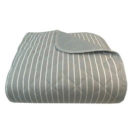 Κουβερλί Stripe 8440 Grey Astron Μονό 160x240cm 100% Βαμβάκι