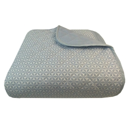 Κουβερλί Lidia 8462 Blue Astron Υπέρδιπλo 220x240cm 100% Βαμβάκι