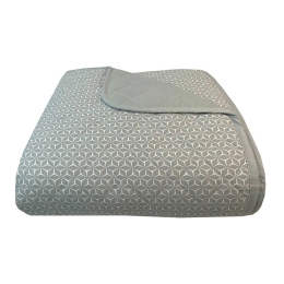Κουβερλί Lidia 8448 Grey Astron Μονό 160x240cm 100% Βαμβάκι