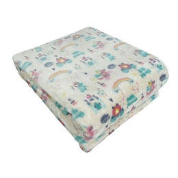 Κουβέρτα Παιδική Βελουτέ Little Princess Pink Astron Μονό 160x220cm Πολυέστερ