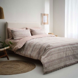 Παπλωματοθήκη Amorgos-2 (Σετ 3τμχ) Apple Vesta Home Διπλό 200x240cm 100% Βαμβάκι