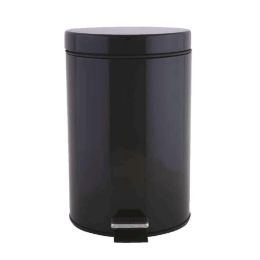 Κάδος Απορριμμάτων 7Lt 05387.001 23x22x32cm Black Matte Μέταλλο