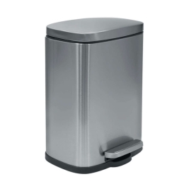 Κάδος Απορριμμάτων Akira 12Lt 05397.001 21,4x16,4x29,5cm Inox Μέταλλο