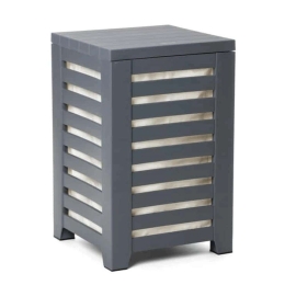 Καλάθι Απλύτων Lombok 55Lt 06728.001 34x34x58cm Grey Πλαστικό