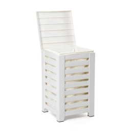 Καλάθι Απλύτων Lombok 55Lt 06728.002 34x34x58cm White Πλαστικό