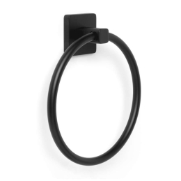 Κρεμάστρα Πετσέτας Κρίκος 06639.001 Black Ατσάλι