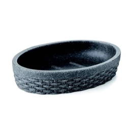 Σαπουνοθήκη Nest 06788.001 14x9cm Grey Πολυρεσίνη