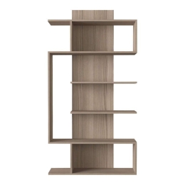 Βιβλιοθήκη-Ραφιέρα Oscar 90x22x172cm Grey Oak 881-00-003 Μελαμίνη
