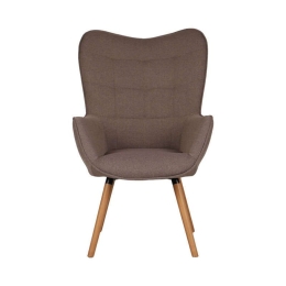 Πολυθρόνα Erato 68x73x108cm Brown 429-00-011 Μέταλλο,Ύφασμα