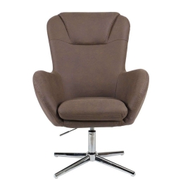 Πολυθρόνα ΜΥ-9251 72x73x100/104cm Brown 429-91-005 Μέταλλο,Ύφασμα
