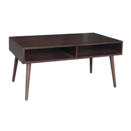Τραπεζάκι Σαλονιού Retro 96x51x45cm Wallnut 270-92-051 Mdf
