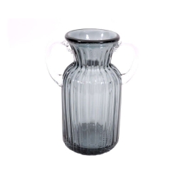 Βάζο 373-27-169 6120S 15x21cm Grey Γυαλί