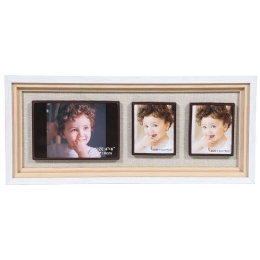 Κορνίζα 373-91-898 3 Θέσεων 15x40 8266-3 Beige Ξύλο