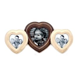 Κορνίζα Καρδιά 351-26-064 JP8534 Beige-Brown Ξύλο