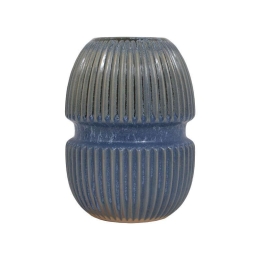 Βάζο Διακοσμητικό 20cm Blue 1-0033-00-032 Etiquette Κεραμικό