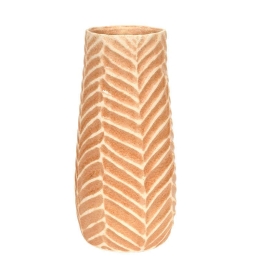 Βάζο Διακοσμητικό 2322-2 32cm Beige 1-0035-91-008 Etiquette Κεραμικό