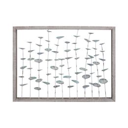 Διακοσμητικό Επιτοίχιο Μεταλλικό 80x8.5x60cm Beige 1-163-00-010 Etiquette Μέταλλο