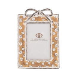 Κορνίζα "Bow" 10x15cm Beige 1-272-00-089 Etiquette Πολυρεσίνη