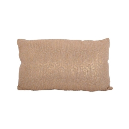 Μαξιλάρι Διακοσμητικό (Με Γέμιση) Khaki-Gold 1-382-92-023 Etiquette 30X50 Ύφασμα