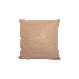 Μαξιλάρι Διακοσμητικό (Με Γέμιση) Khaki-Gold 1-382-92-022 Etiquette 45X45 Ύφασμα