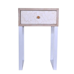 Κομοδίνο 45x35x72cm Natural 1-150-82-009 Etiquette Ξύλο