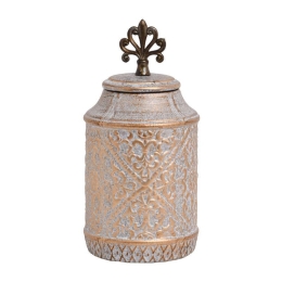 Βάζο 818625 373-121-659 14x14x30cm Bronze Κεραμικό