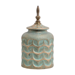 Βάζο 818202 373-121-656 15x15x29cm Veraman Κεραμικό