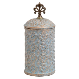 Βάζο 818709 373-121-652 15x15x34cm Veraman-Gold Κεραμικό