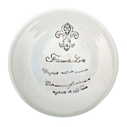 Πιατέλα Διακοσμητική Οικόσημο YSD358C 056-27-178 29X29X3cm Beige Κεραμικό
