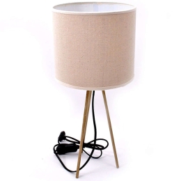 Φωτιστικό Επιτραπέζιο 244-15-038 44cm 1xE14 Beige