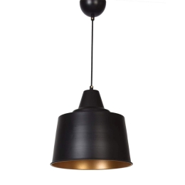 Φωτιστικό Οροφής 835-92-107 30cm E27 Black-Gold