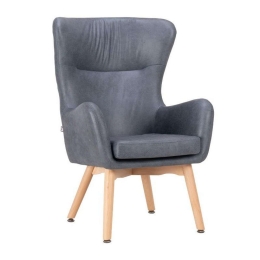Πολυθρόνα Thetis 380-00-012 70x65x105cm Grey-Ciel