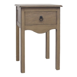 Τραπεζάκι Βοηθητικό Με Συρτάρι Classic 270-00-054 40x40x61cm Natural