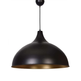 Φωτιστικό Οροφής 835-92-108 60cm 1xE27 Black-Gold