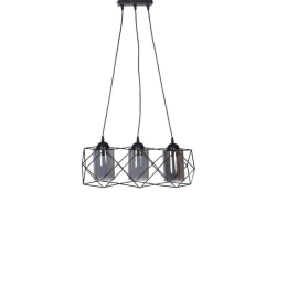 Φωτιστικό Οροφής Kup 835-00-128 3xE27 Black