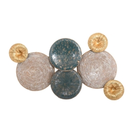 Διακοσμητικό Τοίχου 161-121-059 81,5x4,5x51,5cm Multi Μέταλλο
