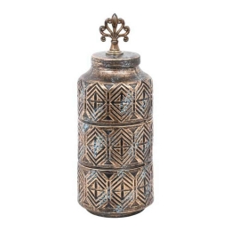 Βάζο Κεραμικό 08-122-203 40cm Bronze Κεραμικό