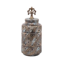 Βάζο Κεραμικό 08-122-204 32,5cm Bronze Κεραμικό