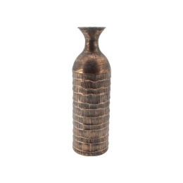 Βάζο Μεταλλικό 1-160-220-053 14x44cm Bronze Etiquette Μέταλλο