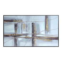 Πίνακας Καμβάς 108-122-015 122x4,5x62cm Multi Οριζόντιοι Καμβάς