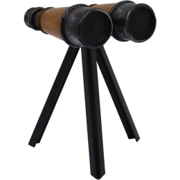Διακοσμητικό Binoculars 373-222-746 15x6x30cm Black-Brown Πολυρεσίνη