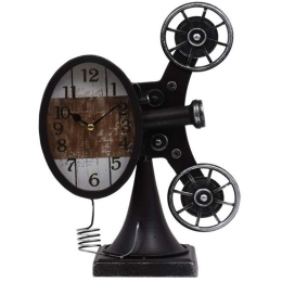 Ρολόι Επιτραπέζιο Vintage Movie Machine 125-222-345 21,5x11x30cm Multi Μέταλλο