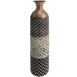 Διακοσμητικό Βάζο 161-222-188 13x13x61cm Multi Μέταλλο