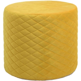 Σκαμπό 373-121-671 35x32cm Yellow