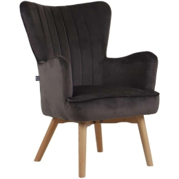 Πολυθρόνα Nantia 429-220-015 69x72x99cm Brown-Grey