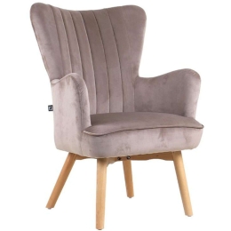 Πολυθρόνα Nantia 429-220-013 69x72x99cm Brown-Beige