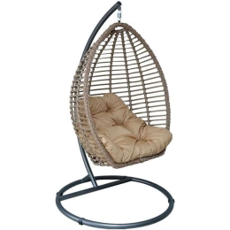 Κρεμαστή Πολυθρόνα-Φωλιά Dima 327-123-118 105x195cm Brown